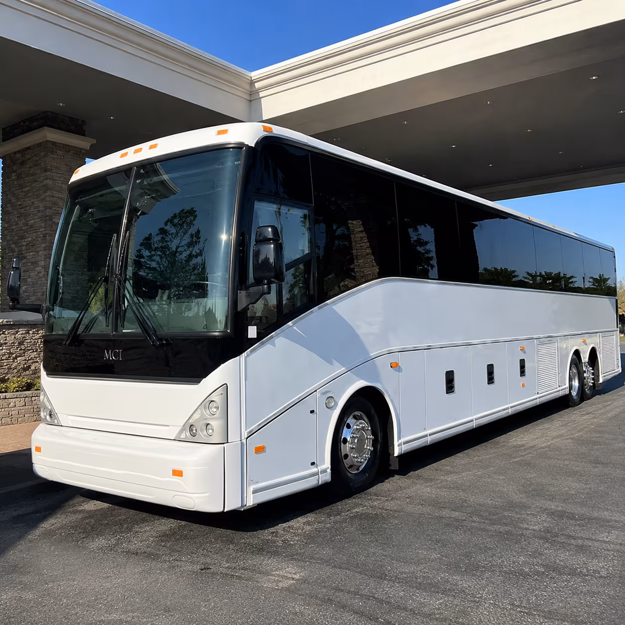 hanford bus rental service area