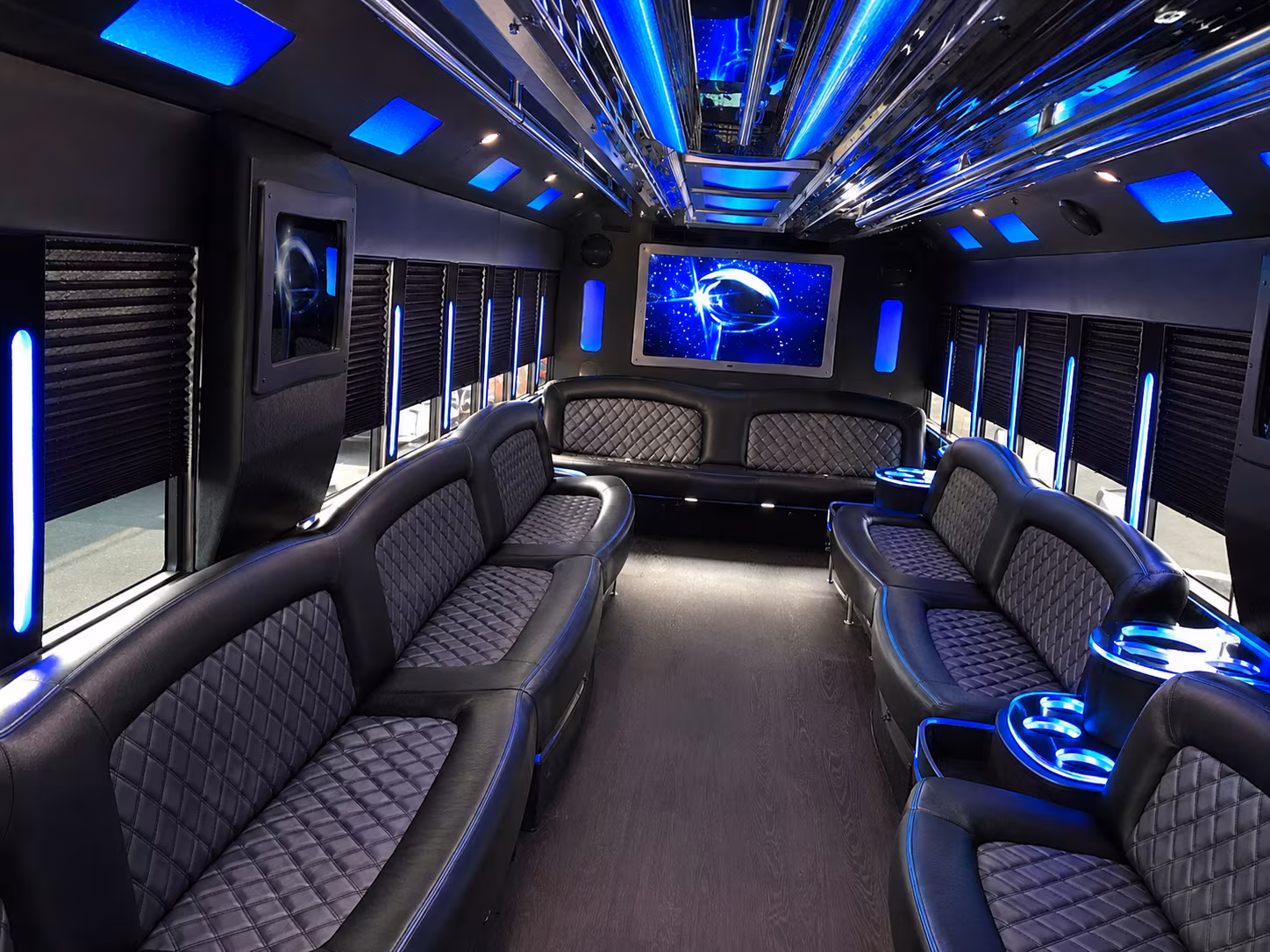 hanford concert party bus rental