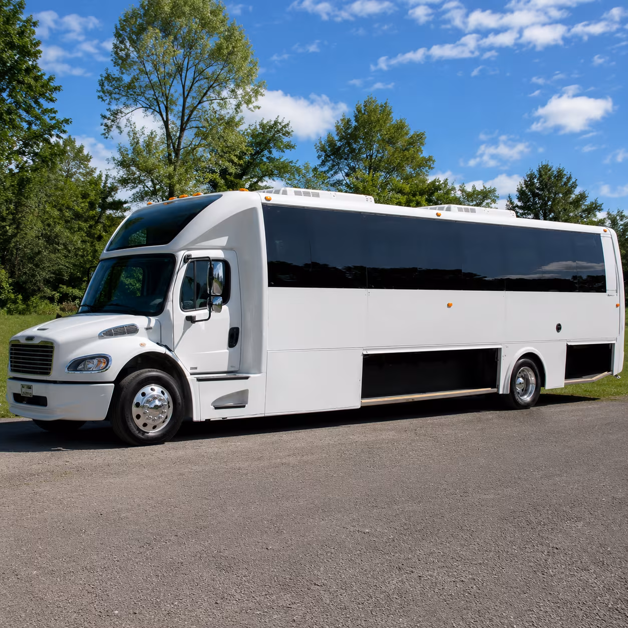 hanford holiday party bus rental