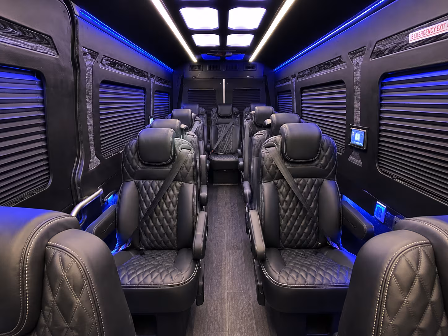 hanford prom transportation onboard seating