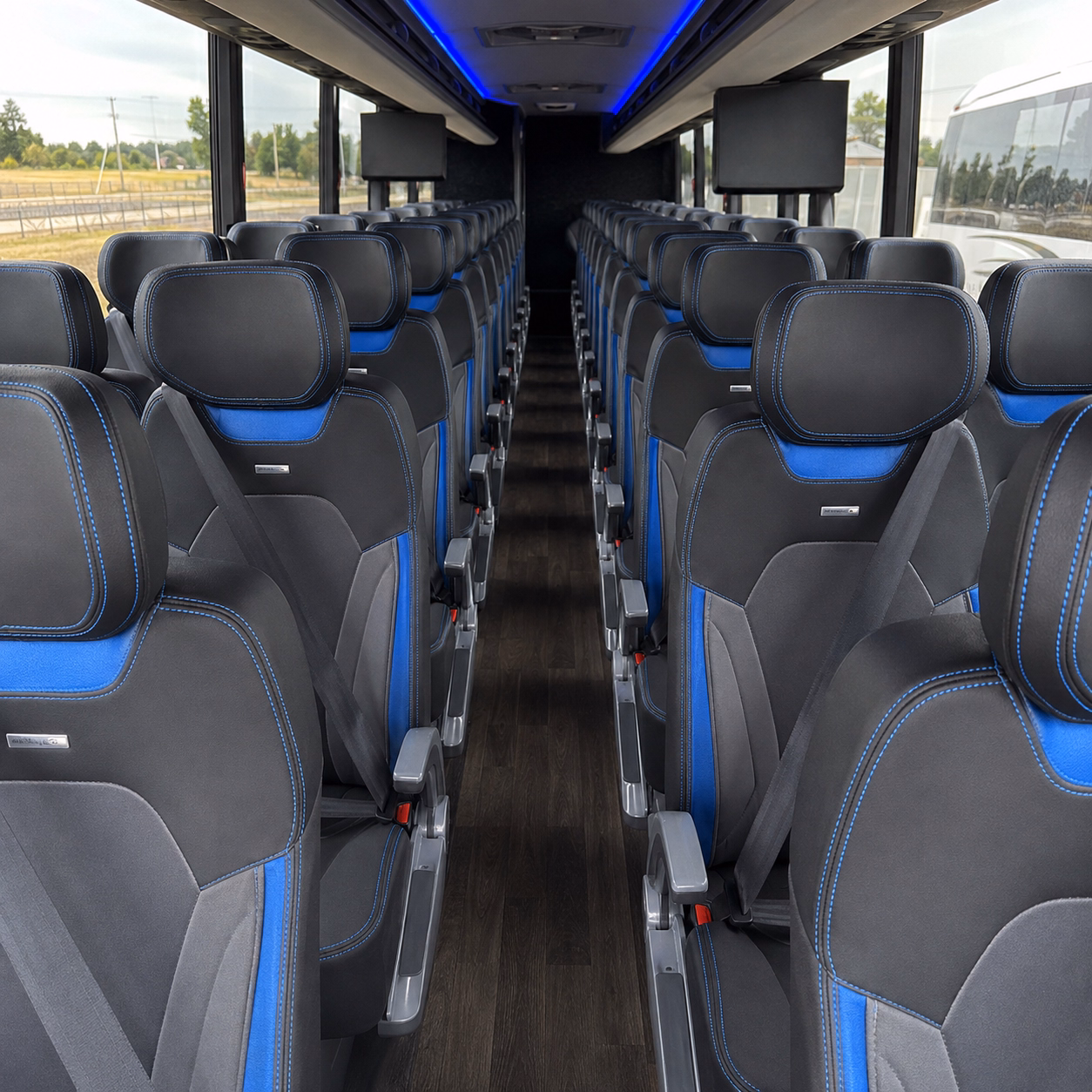 hanford religious group transportation onboard seating