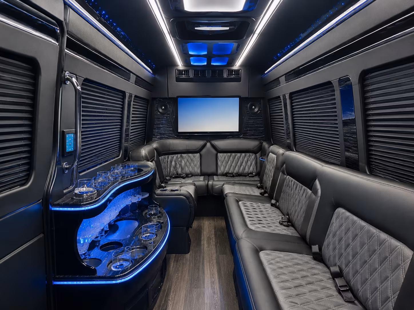 long distance fan bus rentals from hanford to la and the bay area