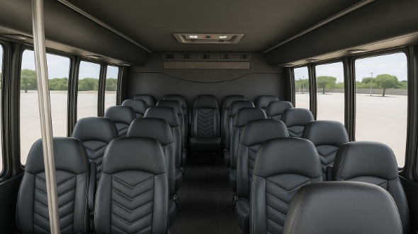 hanford 35 passenger minibus inside