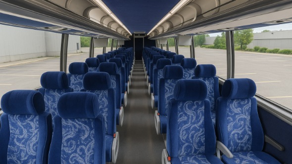 hanford 50 passenger charter bus rental