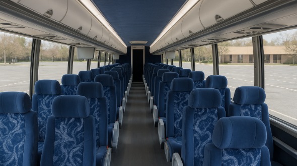 hanford 55 passenger charter bus rental
