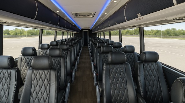 hanford 56 passenger charter bus